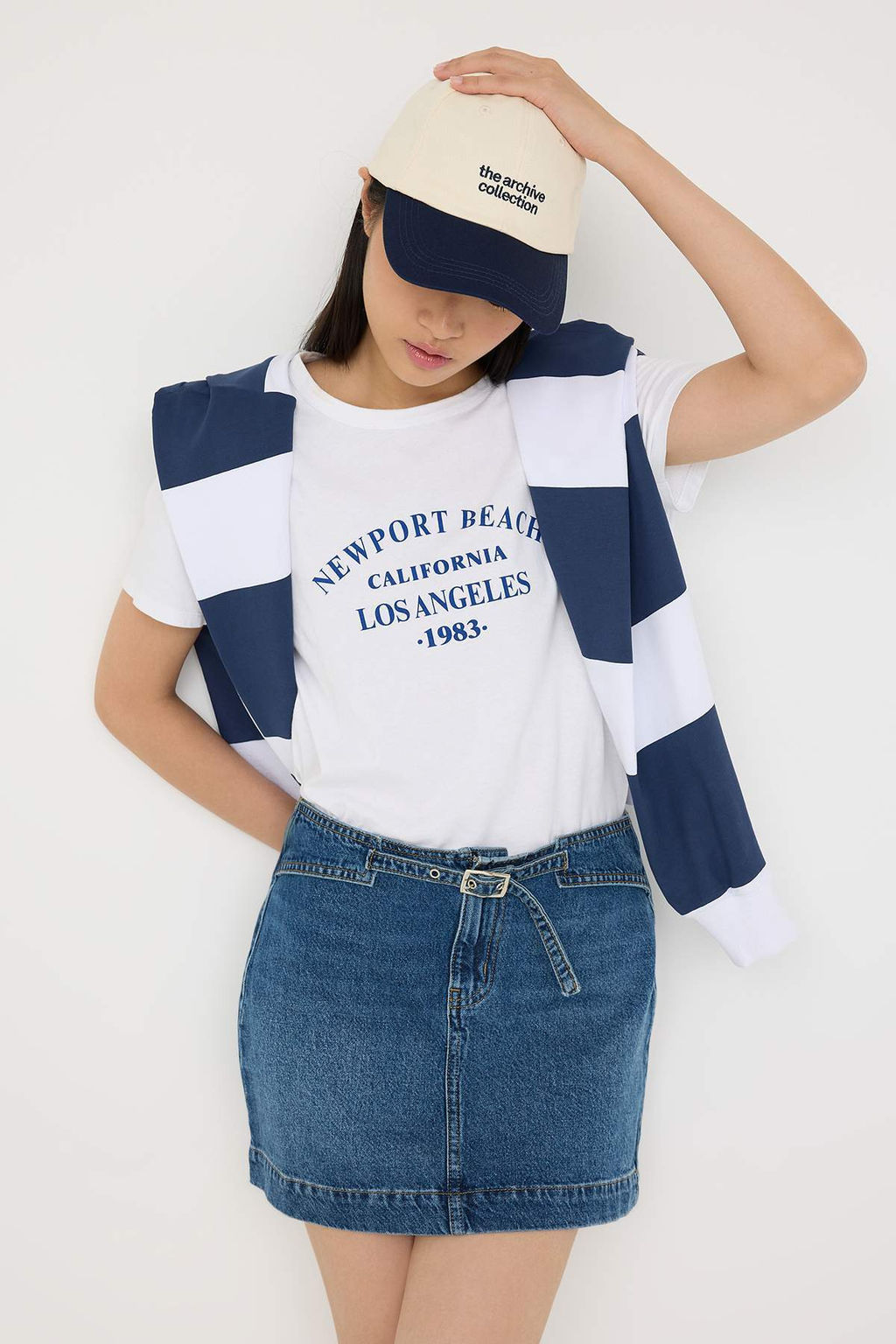 Teen Mavi Kemer Detayl? Mini Denim Etek TWOAW26ET00090