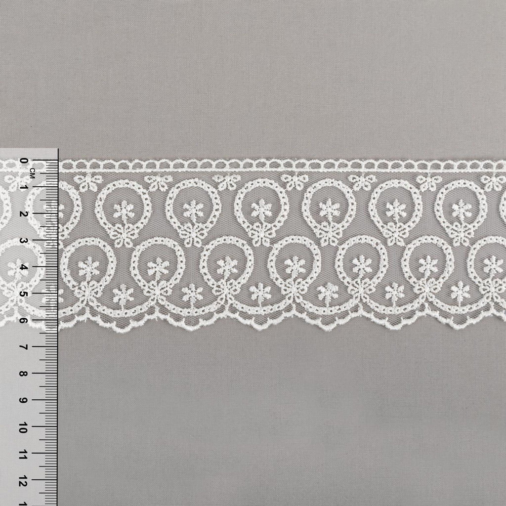 Кружево BLITZ сетка 65 мм BLKM-6501 в пакете 19.5 м 0.2 Турция молочный