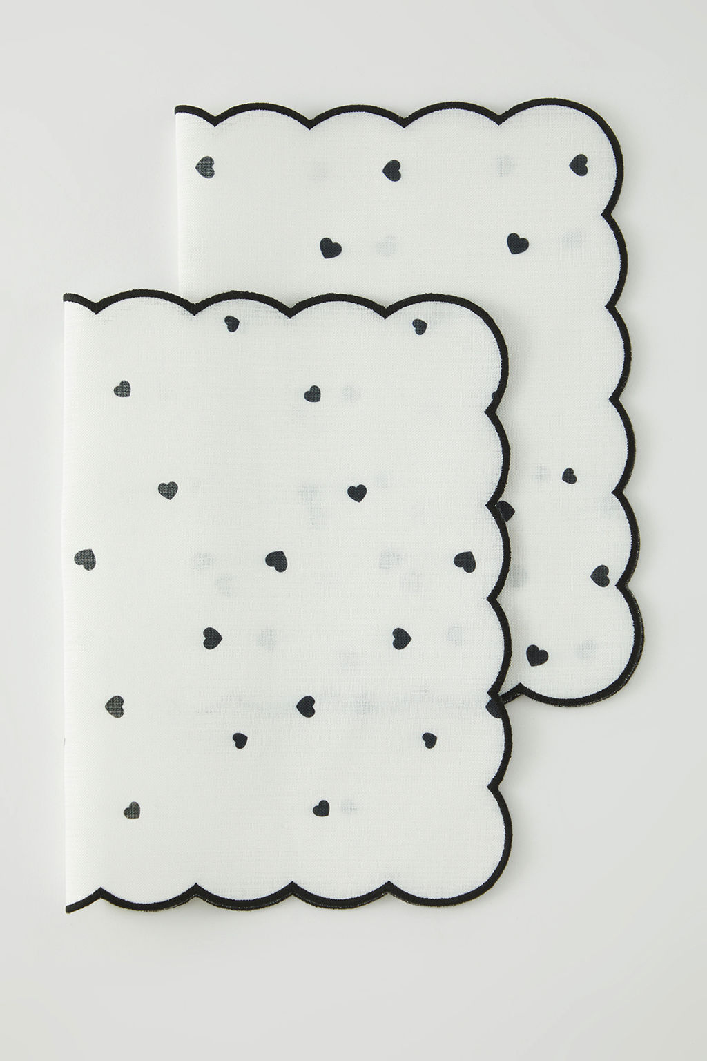 Trendyolmilla Home 2li Kalp Bask?l? Kenar? Nak?sl? Amerikan Servis Seti 33x50cm TPHSS25RUN00013  фото 5