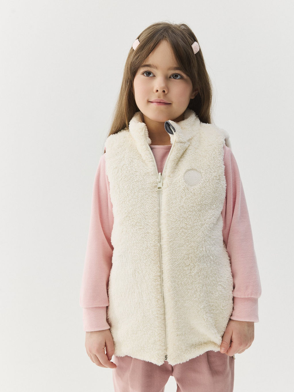 Жилет стеганый на молнии двухсторонний Темный шоколад - Bungly фото 3