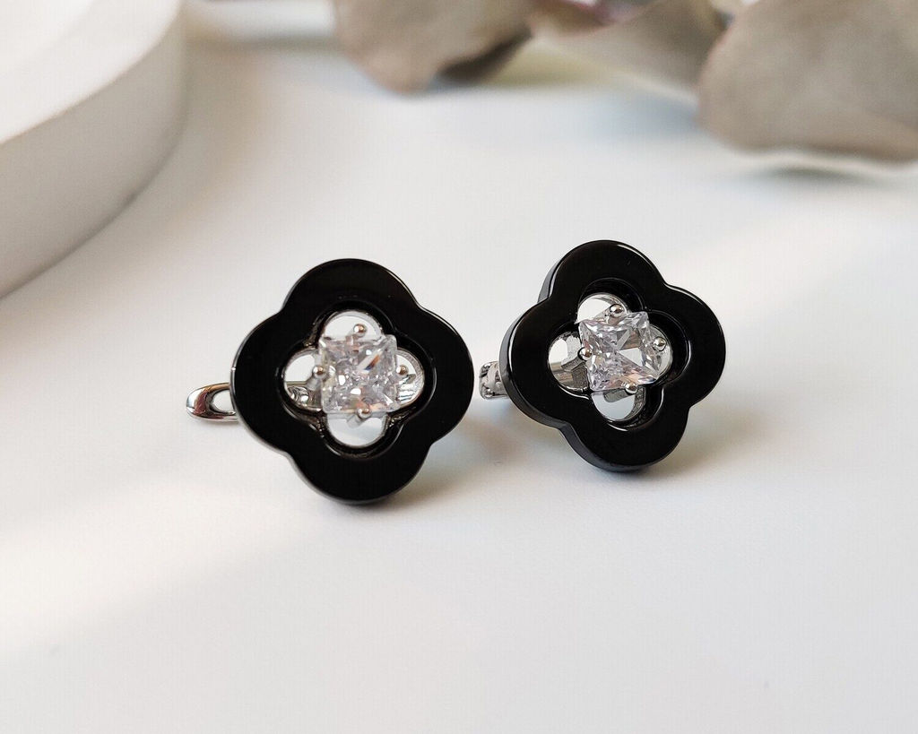 Серьги с керамикой