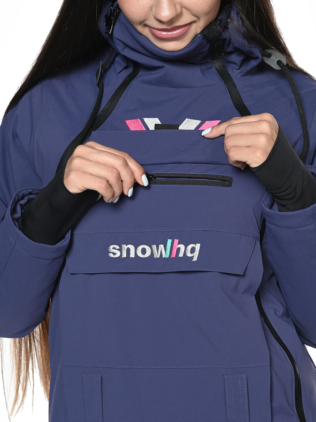 Комбинезон BB-0209 Черный - Snow headquarter фото 17