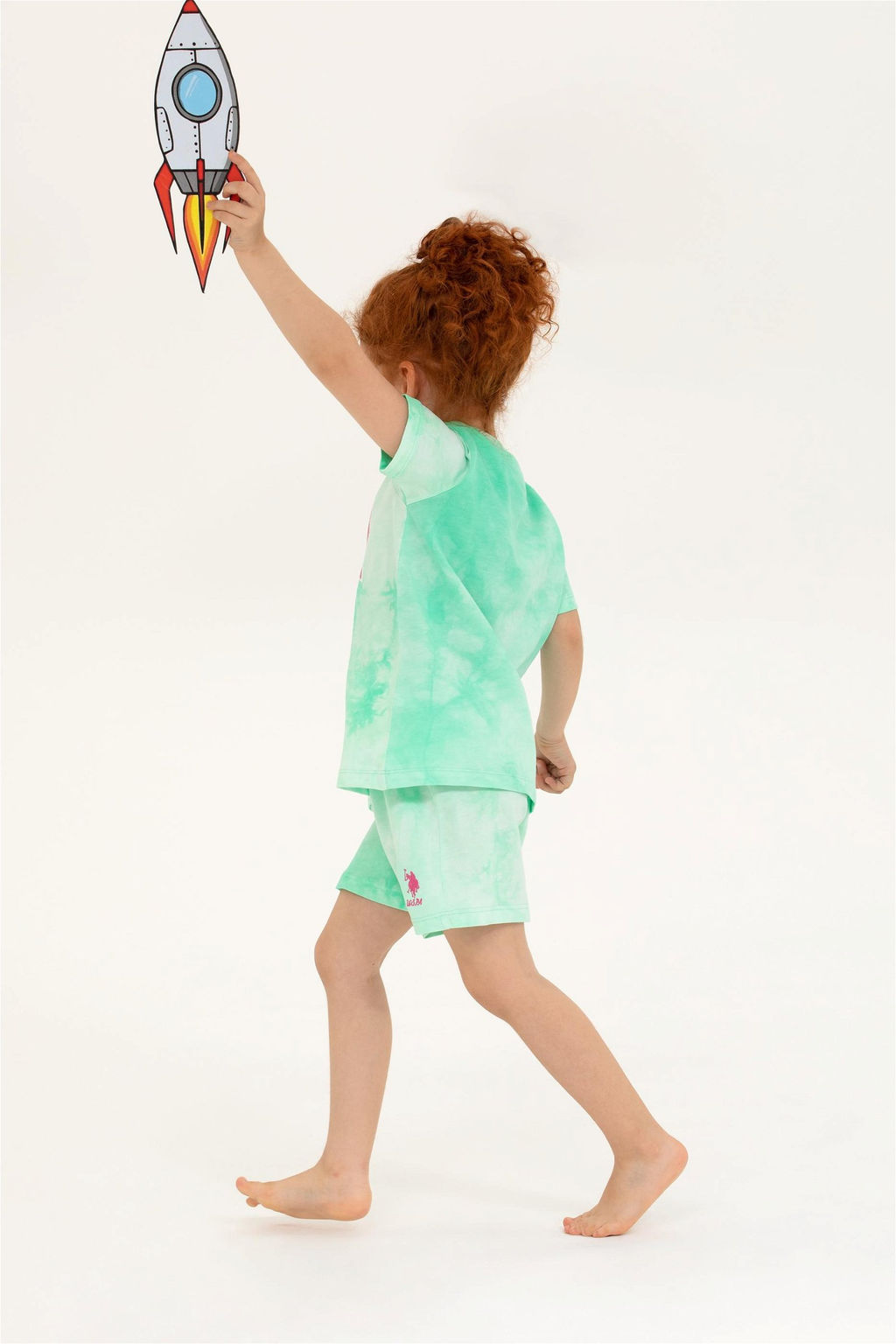 Мятный пижамный комплект для девочки Неожиданная скидка в корзине - U.s. polo assn фото 2