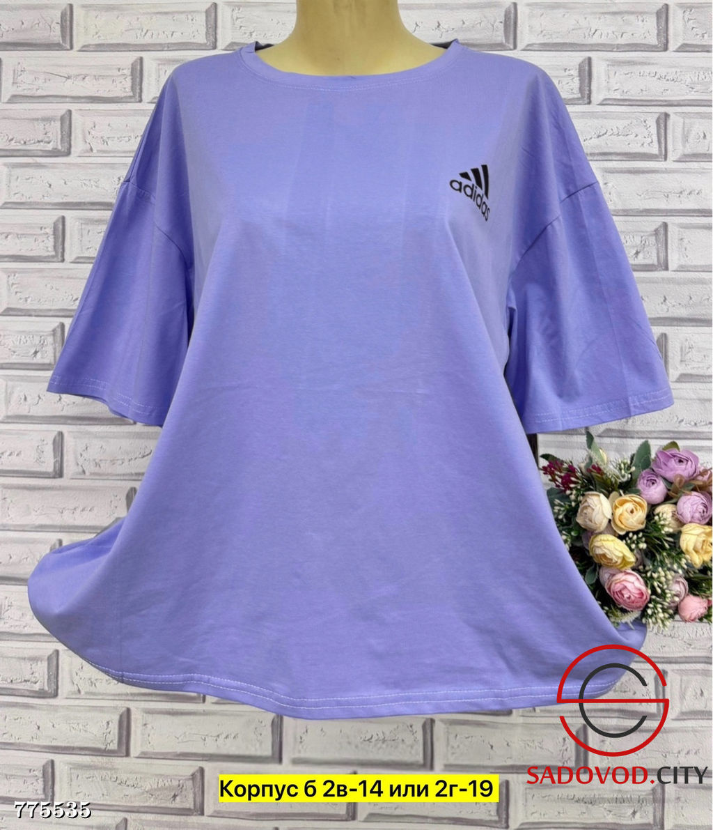 Футболка однотонная женская - Bruno фото 3