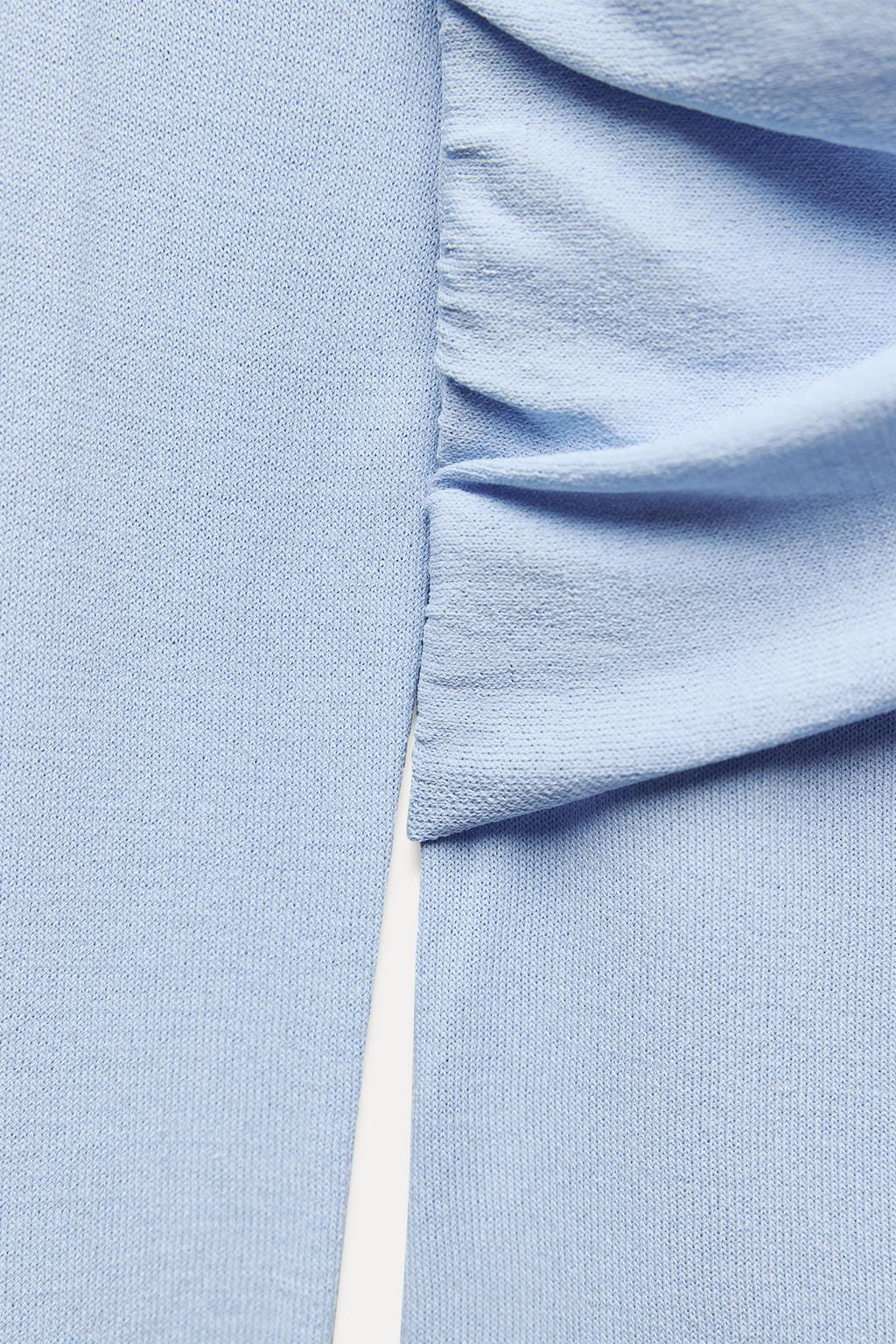 PLAIN KNIT MULTI-WAY TOP - Zara фото 9