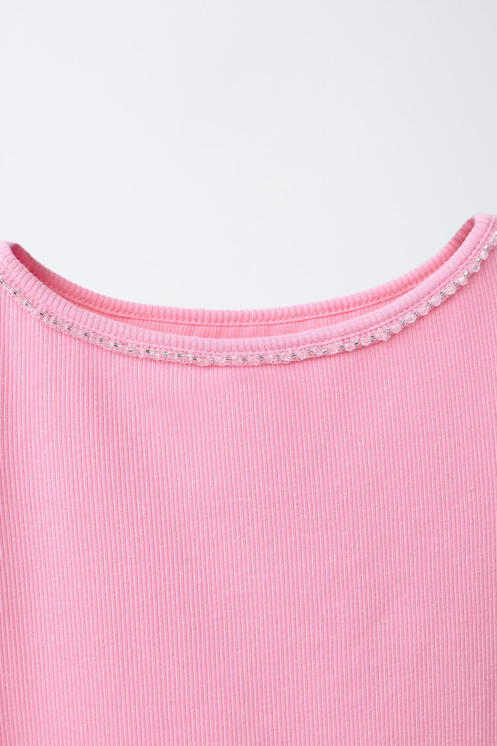 CAMISETA RIB JOYAS / Rosa - Zara фото 3