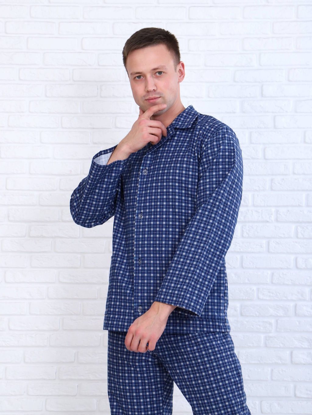 Пижама мужская,модель203,фланель (Альберто, вид 5) - Ивановотекстиль фото 4