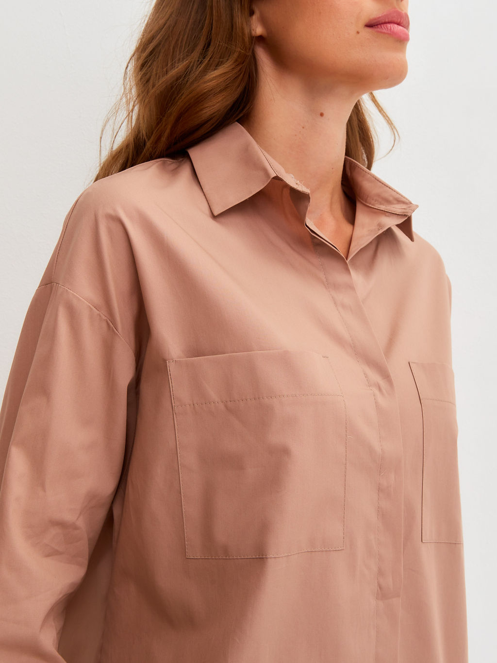 Блузка женская дл. рук. KATHARINA KROSS KK-B-007T-бежевый  фото 4