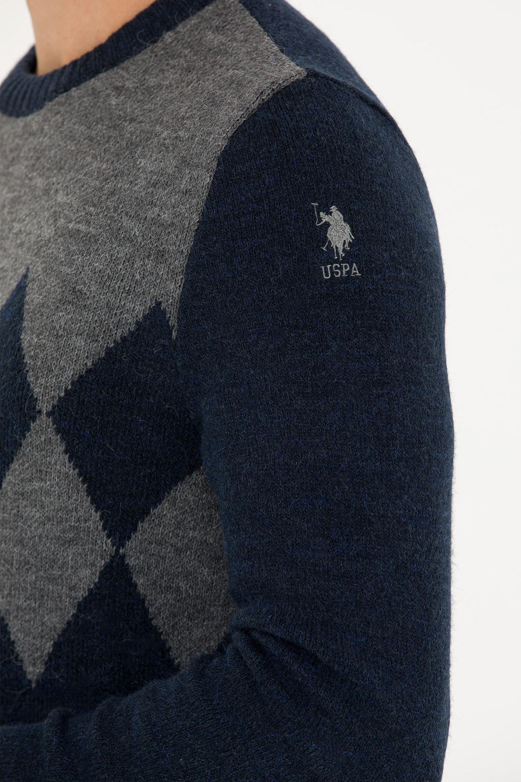 U. S. Polo Assn Мужской темно-синий свитер - U.s. polo assn фото 21