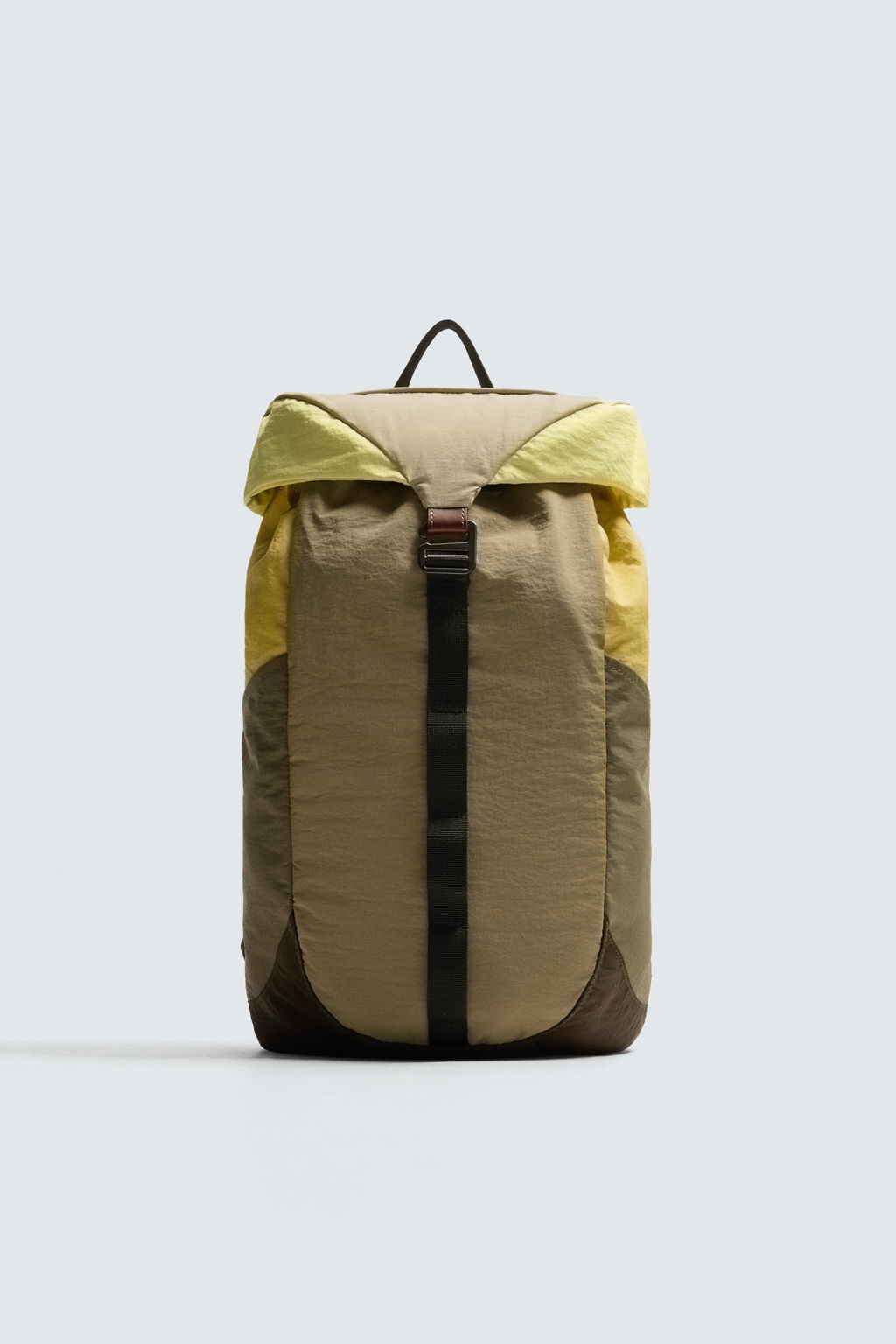 TECHNICAL BACKPACK WITH LEATHER DETAILS - Zara фото 9