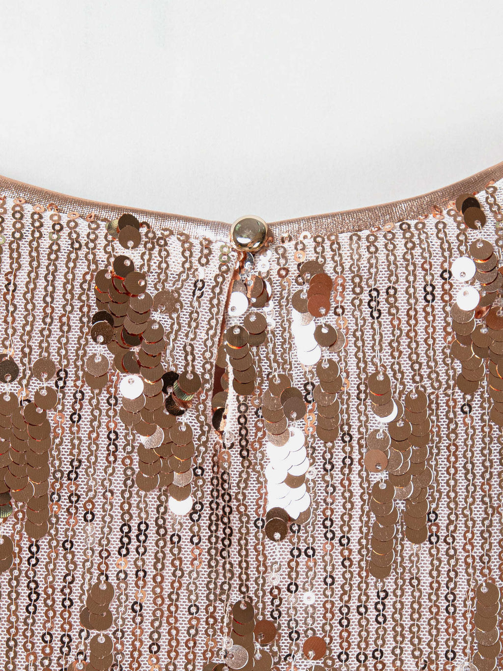 Платье с пайетками "Розовое золото"