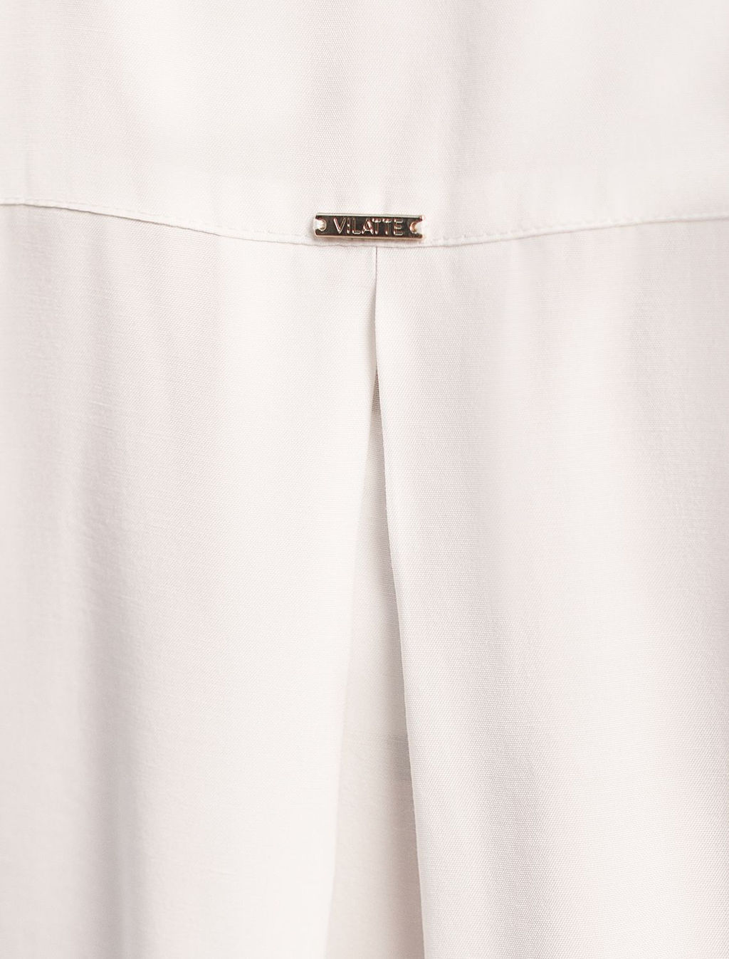 Блузка с коротким рукавом из вискозы с лиоцеллом - Vilatte фото 4