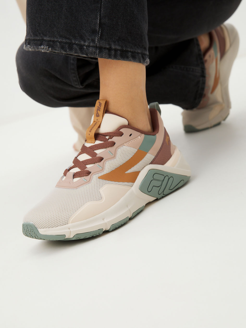 Женские кроссовки FILA TITAN W Артикул 4126713, светло-бежевый  фото 6
