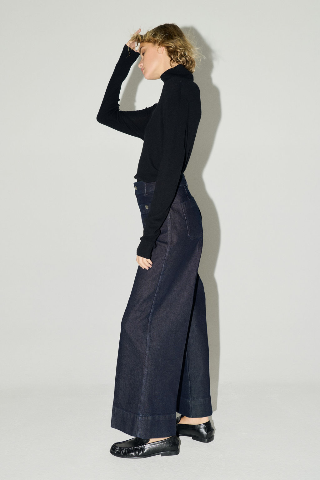Wide High Ankle Jeans - H&m фото 6
