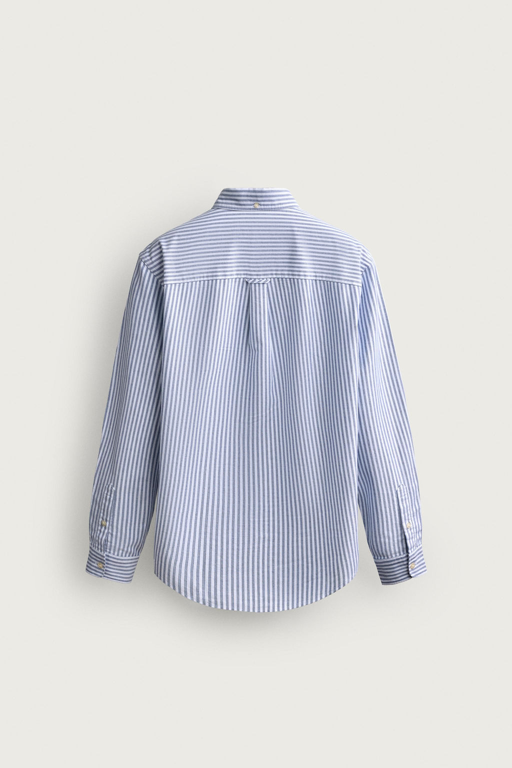 CAMISA REGULAR FIT ESTRUCTURA OXFORD / Azul / Blanco - Zara фото 6
