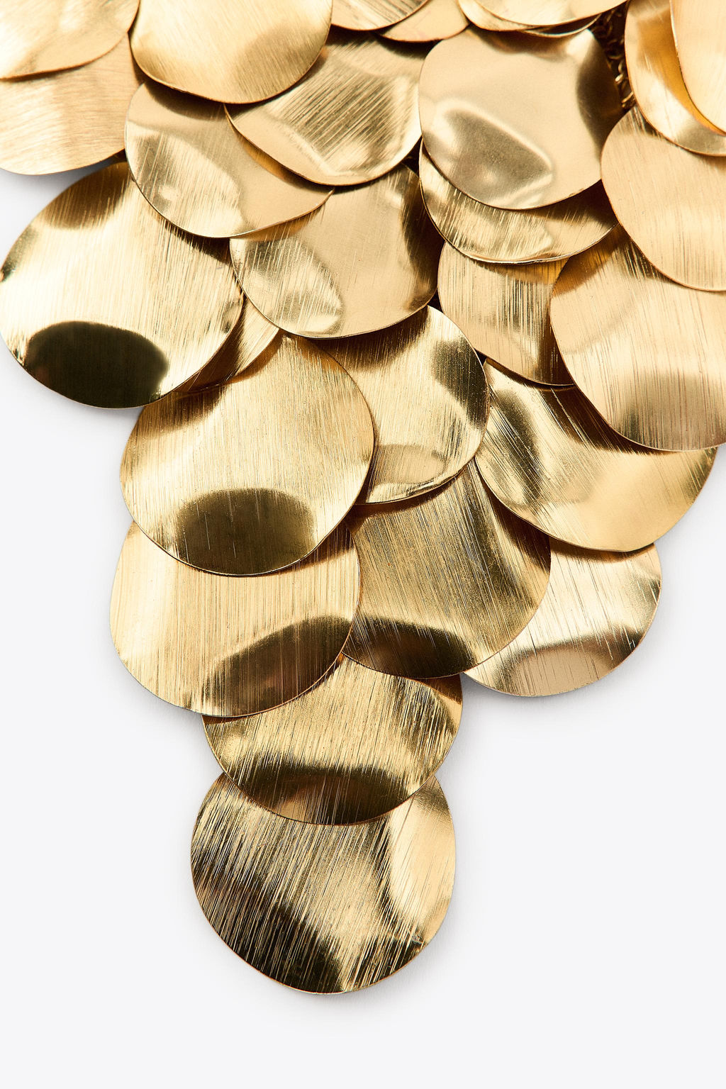 METAL PLATE BIB NECKLACE - Zara фото 4