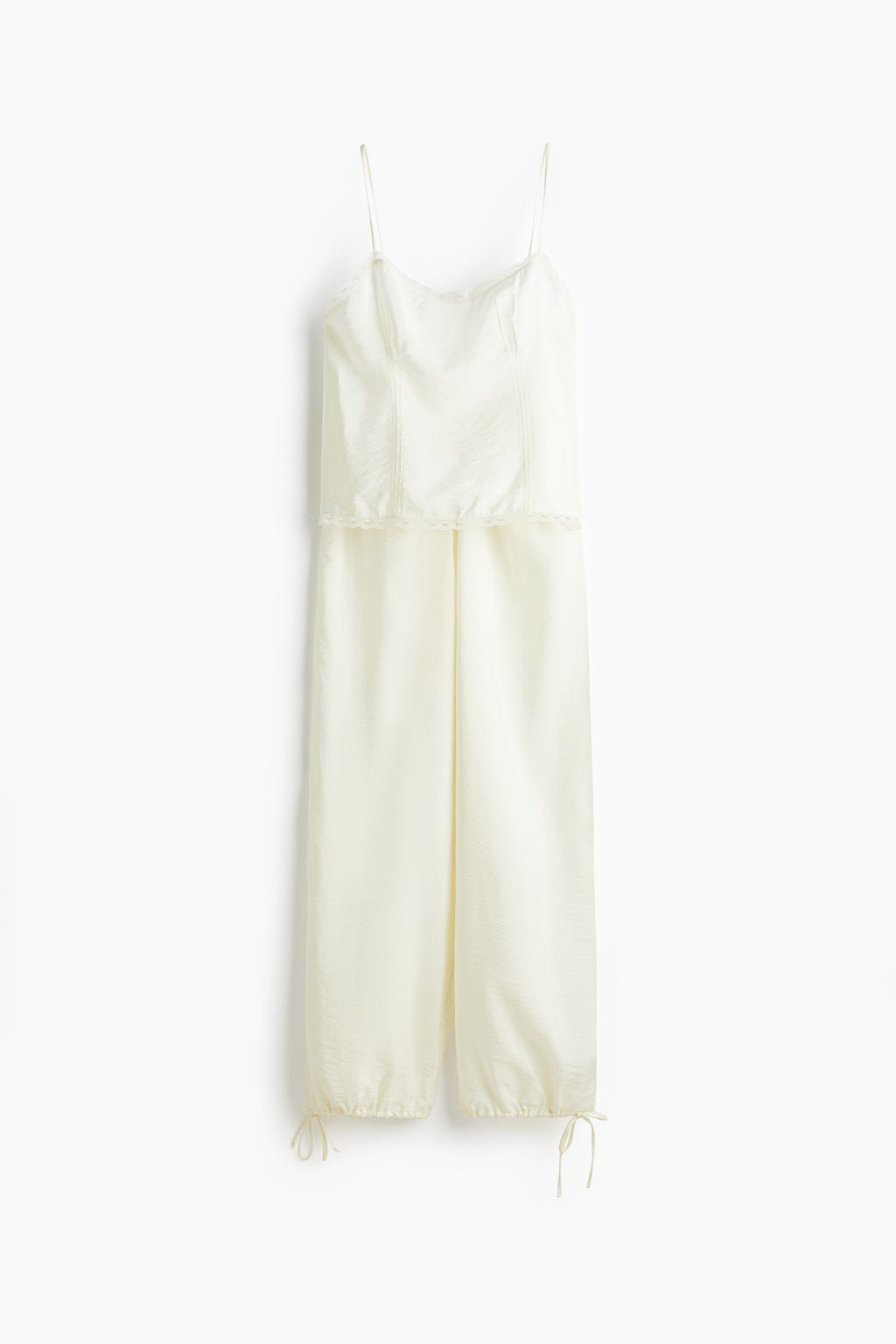 Pijama con inserciones de encaje - H&m фото 2