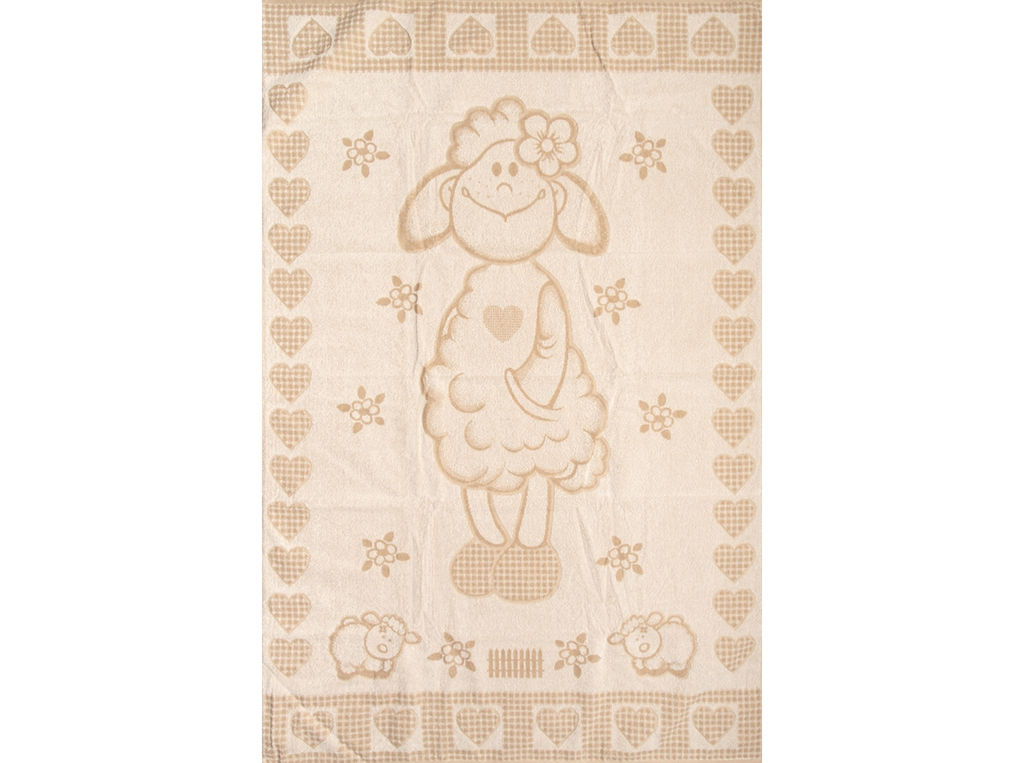 3с109.414ж2 Долли (лен3) Плед 104х160 см