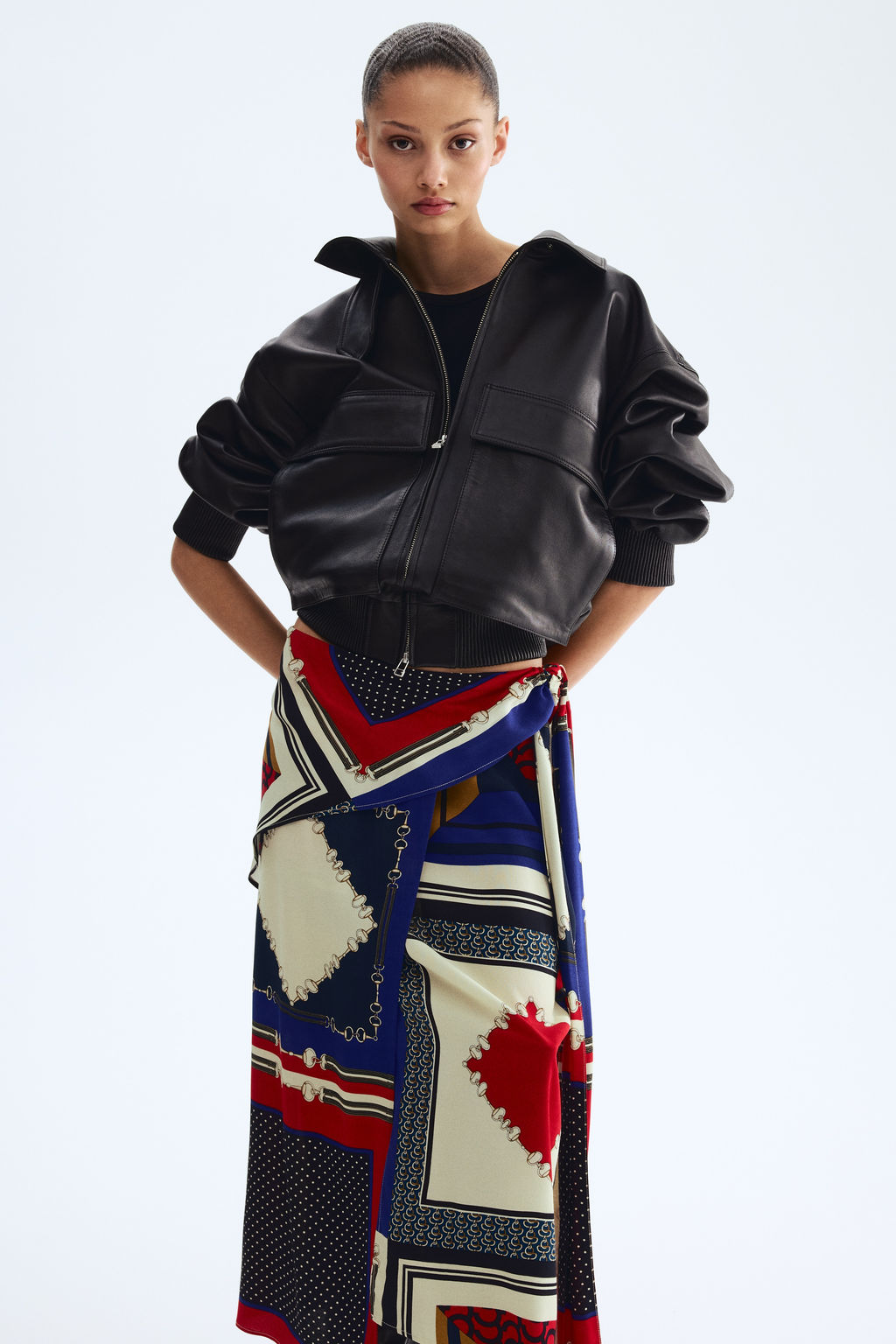 Falda con detalle tipo fular - H&m фото 6