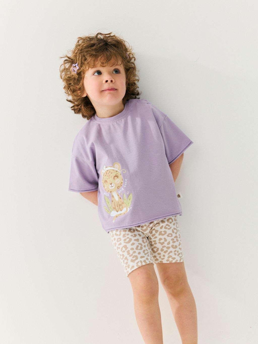 Футболка оверсайз Лаванда с принтом 0+ - Bungly фото 2