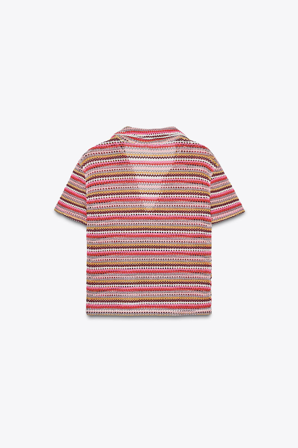 CROCHET POLO SHIRT - Zara фото 4