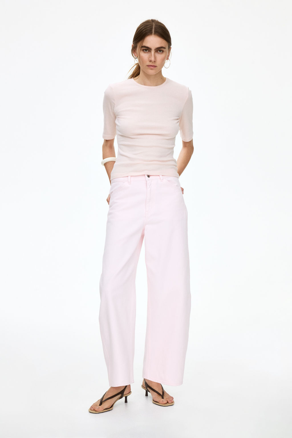 Camiseta en punto pointelle - H&m фото 4