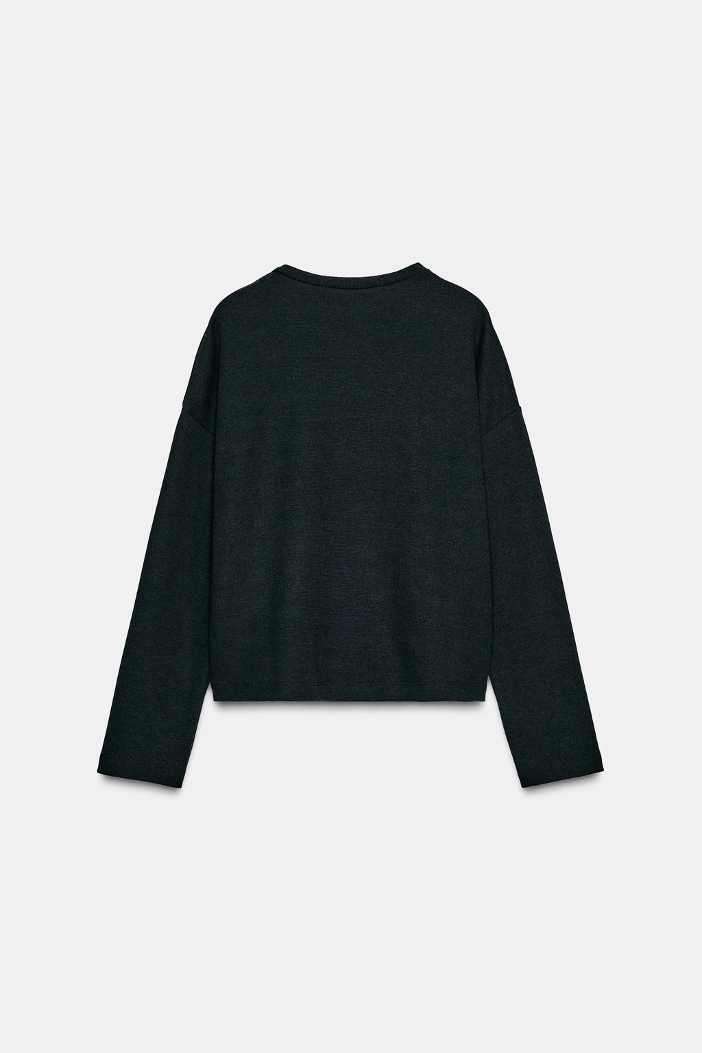 TOP SOFT MANGA LARGA / gris antracita - Zara фото 8