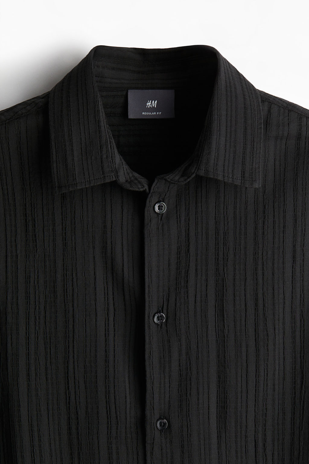 Camisa texturizada Regular Fit - H&m фото 6