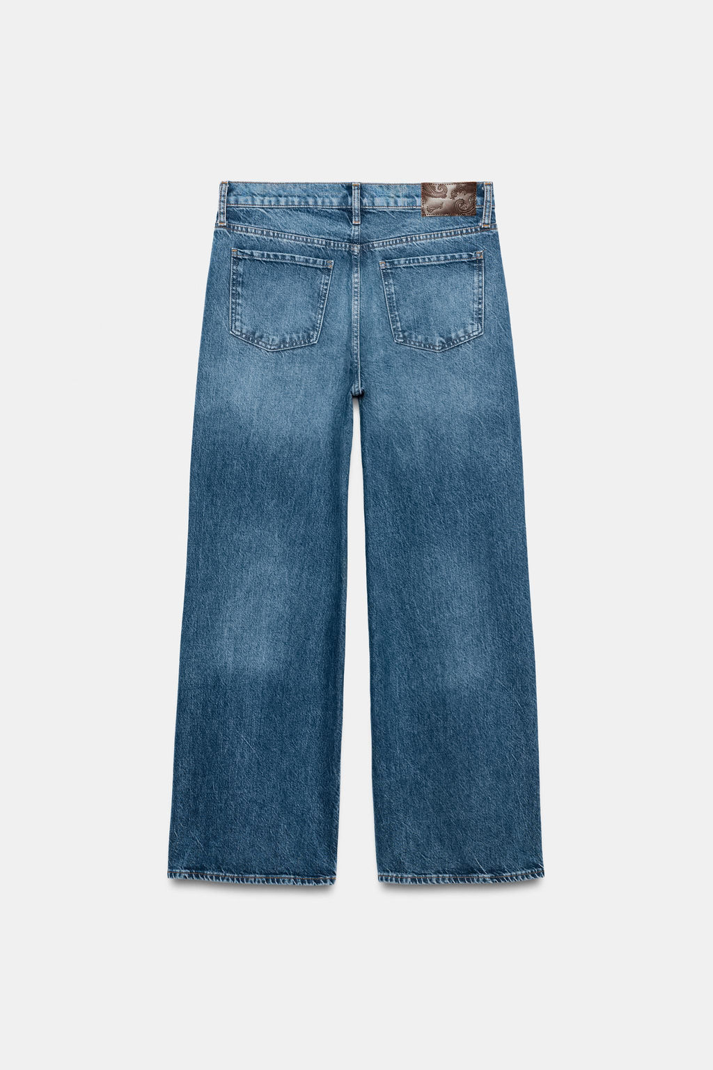 JEANS ZW COLLECTION WIDE LEG TIRO BAJO / Azul - Zara фото 2