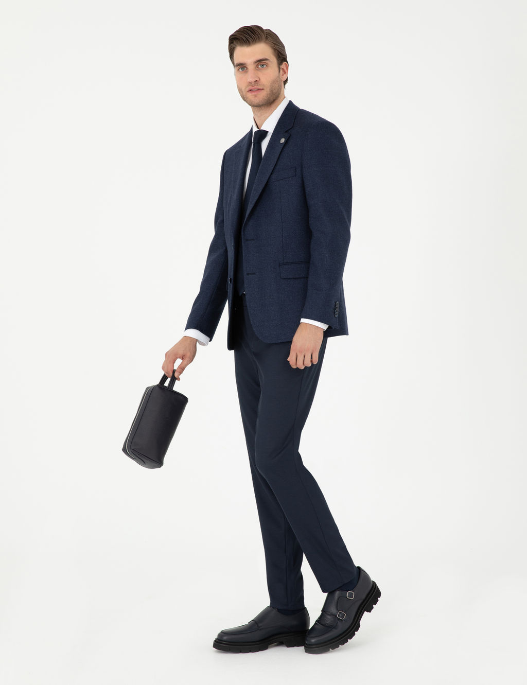 Lacivert Ex. Slim Fit Kuma_ Pantolon