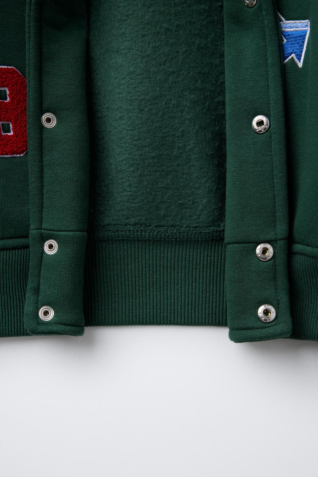 VARSITY PATCH BOMBER JACKET - Zara фото 5