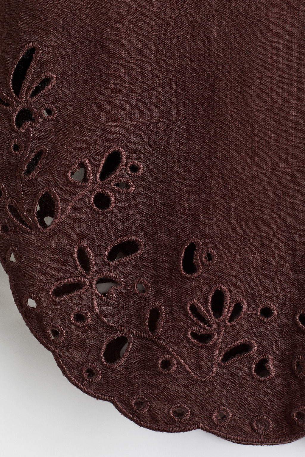 Camisa playera con bordado ingl?s - H&m фото 4