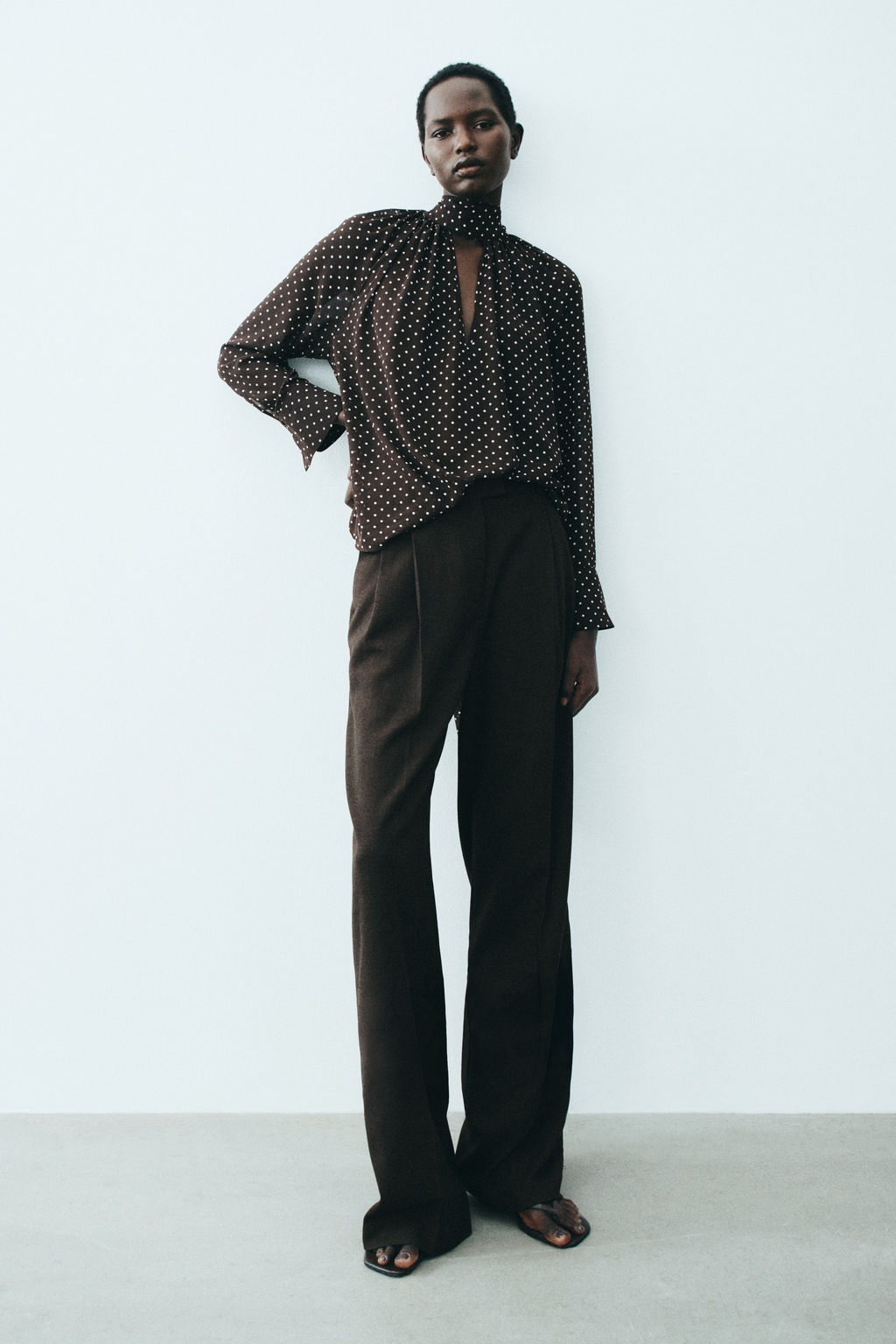 Blusa con cuello fular - H&m фото 6