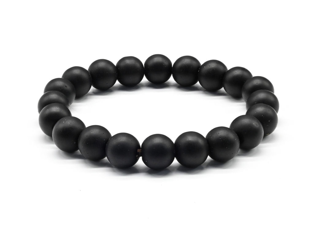 Браслет из шунгита шарик 10мм