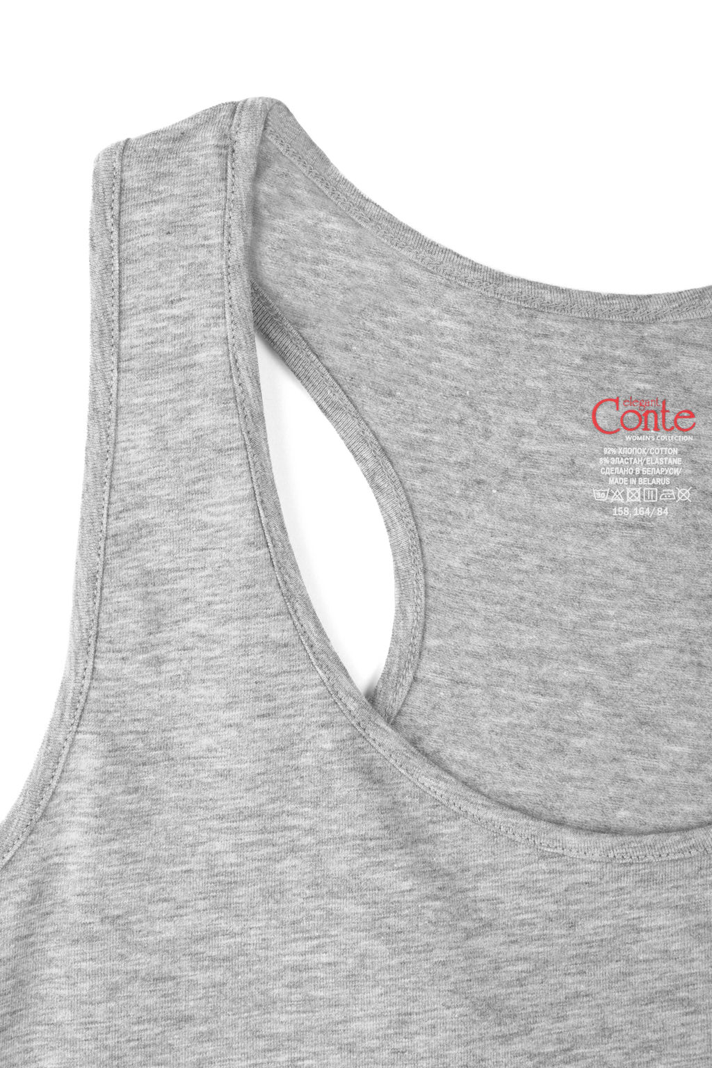 CONTE Майка BASIC LM 646 серый меланж - Conte elegant фото 5