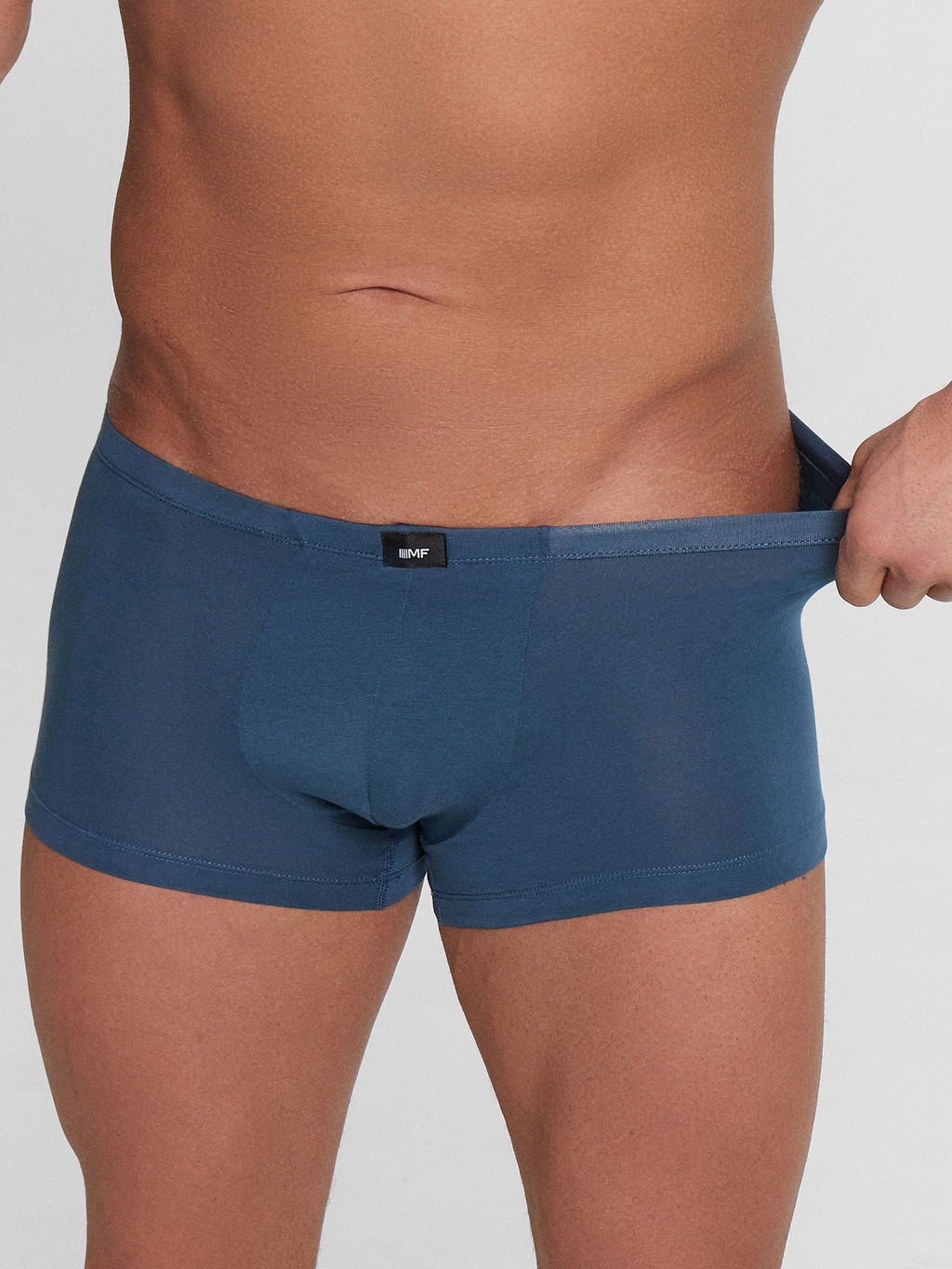 Трусы боксеры мужские в наборе, 2 шт сланец +морская волна 411122-2