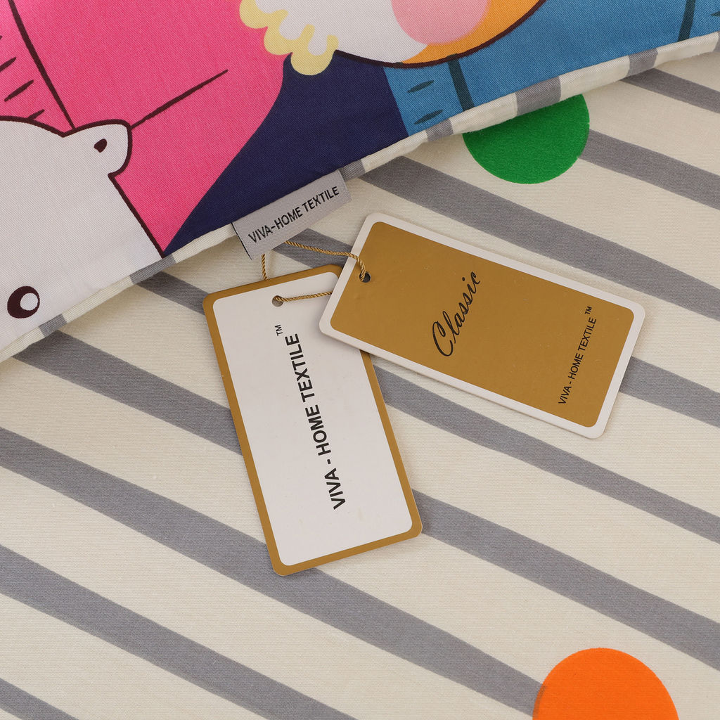 Комплект постельного белья на резинке Сатин Люкс KIDS 100% хлопок CDKR044 140*200*25/1.5 спальный/50-70 1 шт - Ситрейд фото 9