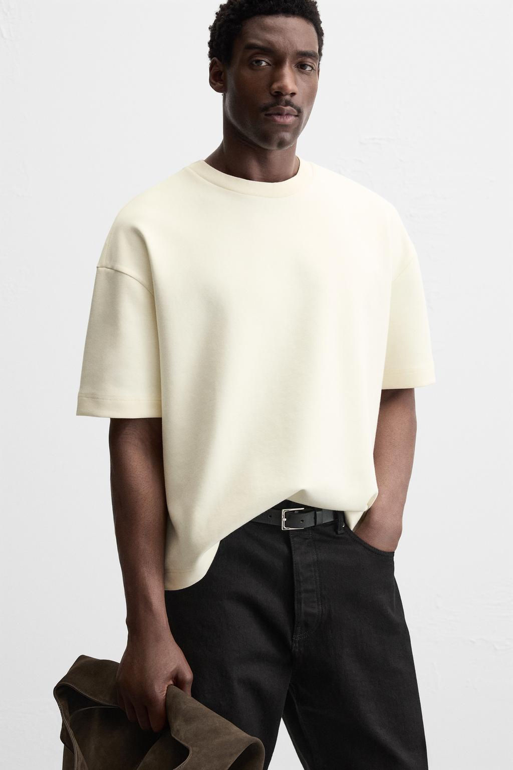EMBOSSED PRINT T-SHIRT - Zara фото 5