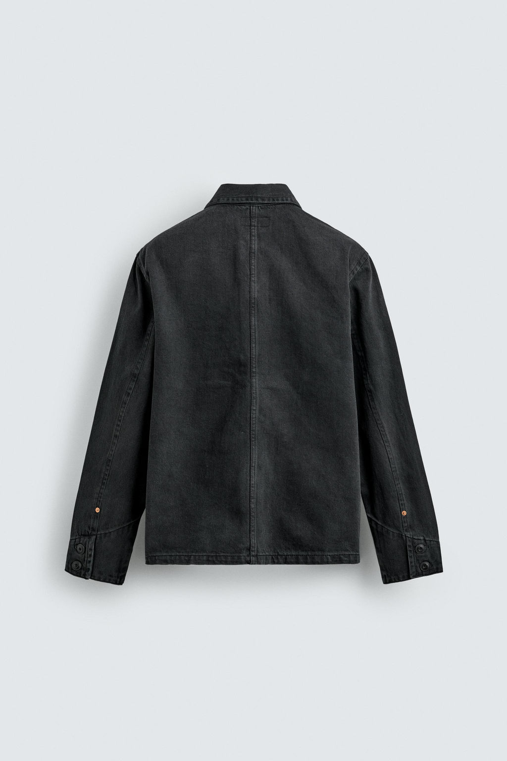 SOBRECAMISA RELAXED FIT BOLSILLOS / Gris topo - Zara фото 7