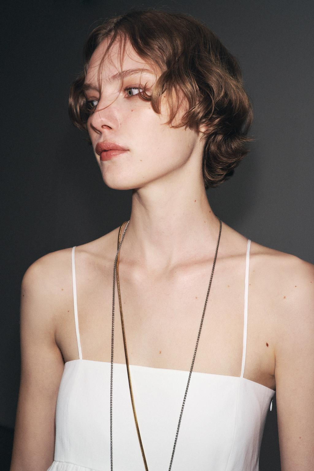 ZW COLLECTION LONG STRAPPY DRESS - Zara фото 4