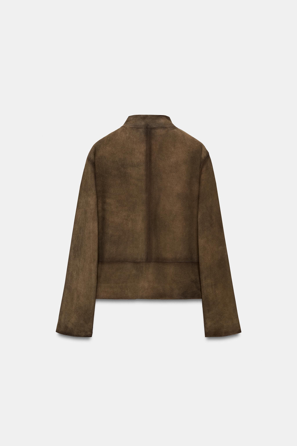 100% LEATHER JACKET ZW COLLECTION LIMITED EDITION - Zara фото 13