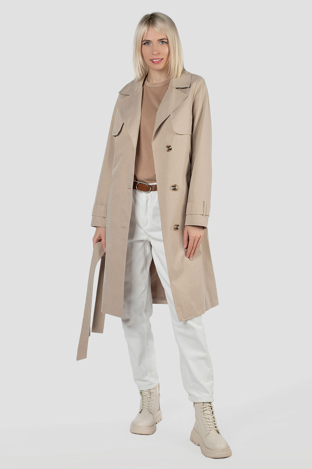 03-3303 Плащ женский (пояс) - El podio фото 12