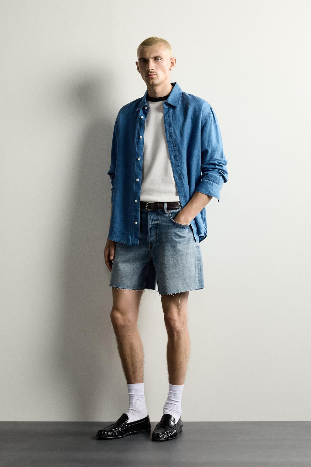 SHORTS DENIM / Azul claro
