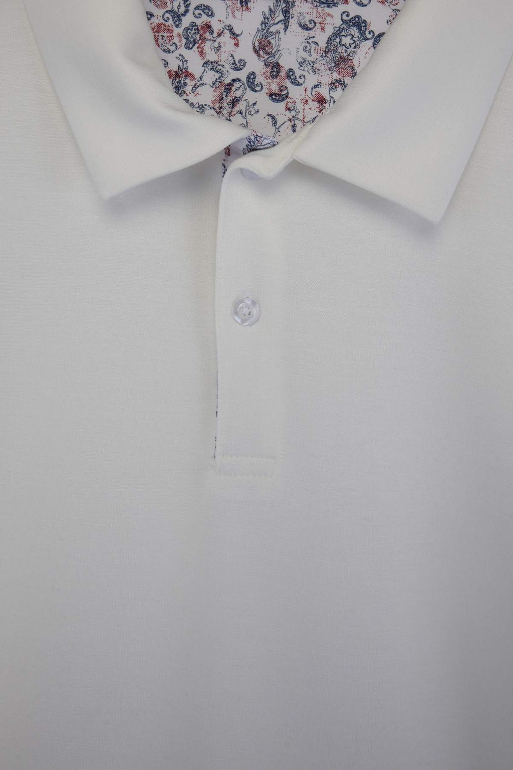 Ekru Regular/Normal Kesim Yumusak Dokulu Pat? Bask?l? Polo Yaka T-shirt TMNSS26PO00033 - Trendyolmilla фото 5