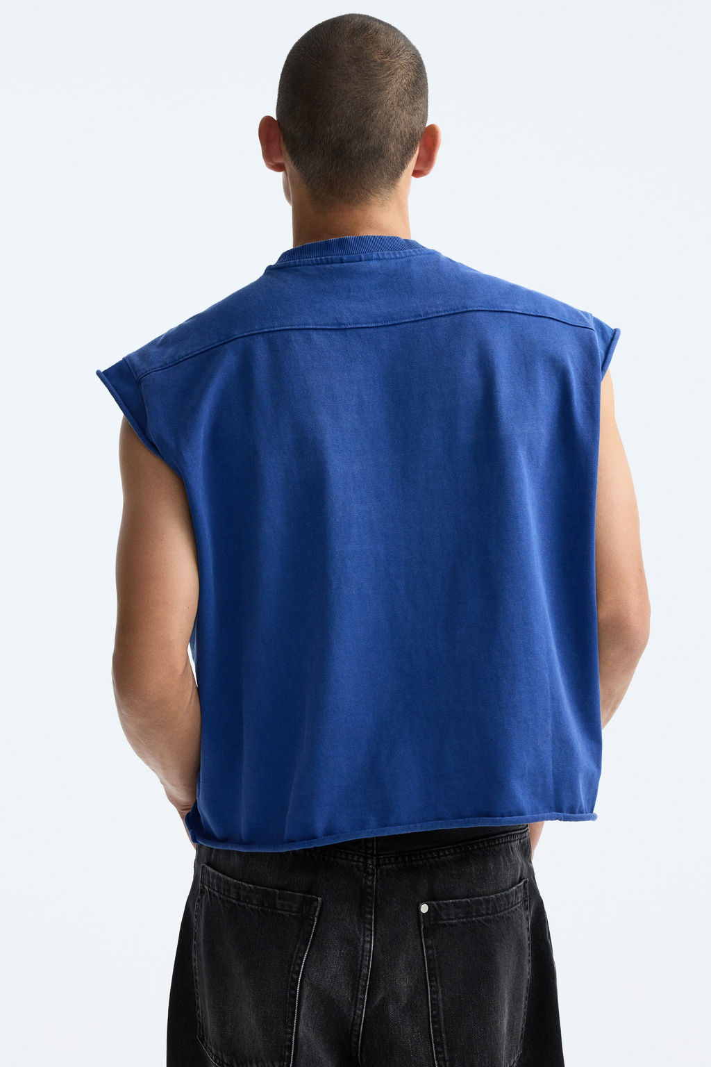Camiseta sin mangas boxy Oversized Fit - H&m фото 11