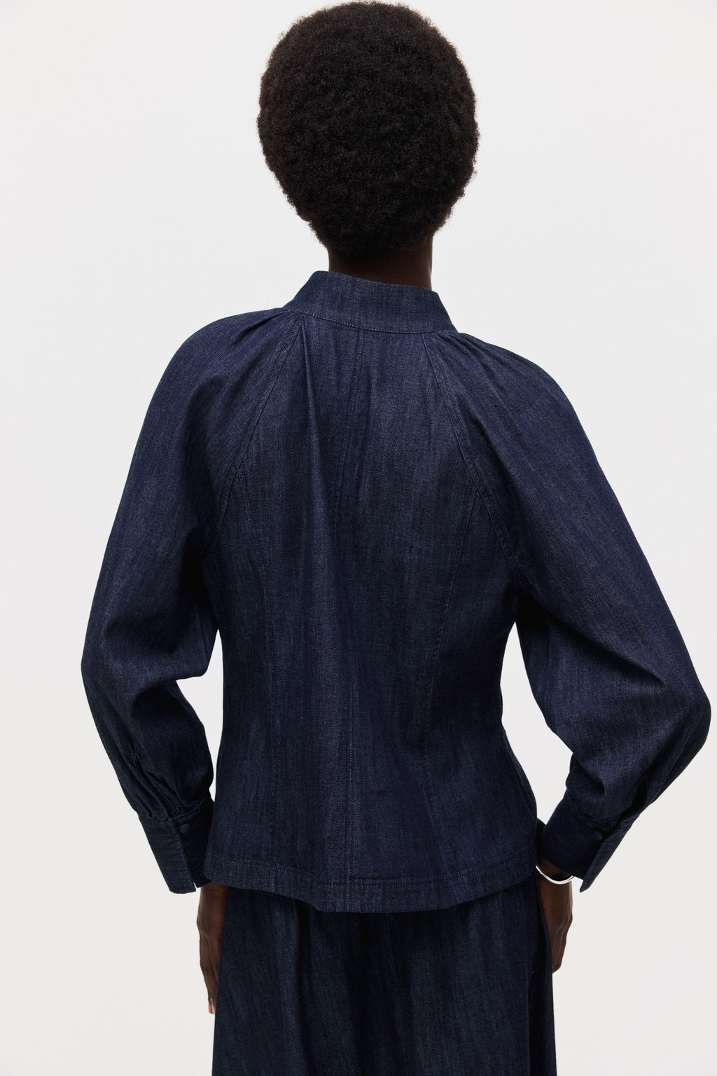 Blusa denim de algod?n - H&m фото 3