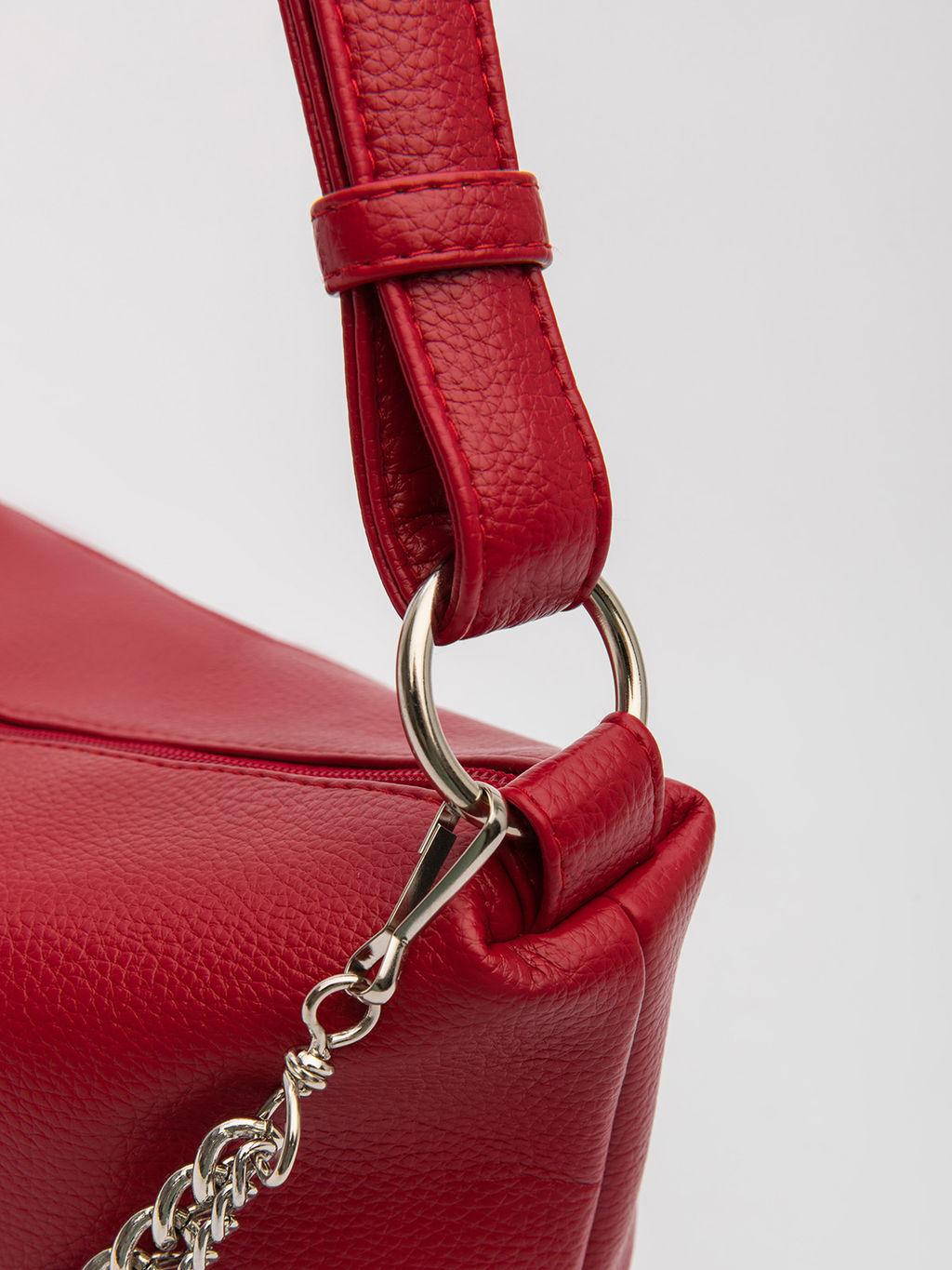 Темно-Красный хобо S.Lavia  фото 5