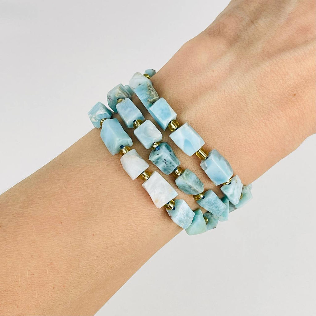 Бусины для украшений из Ларимара