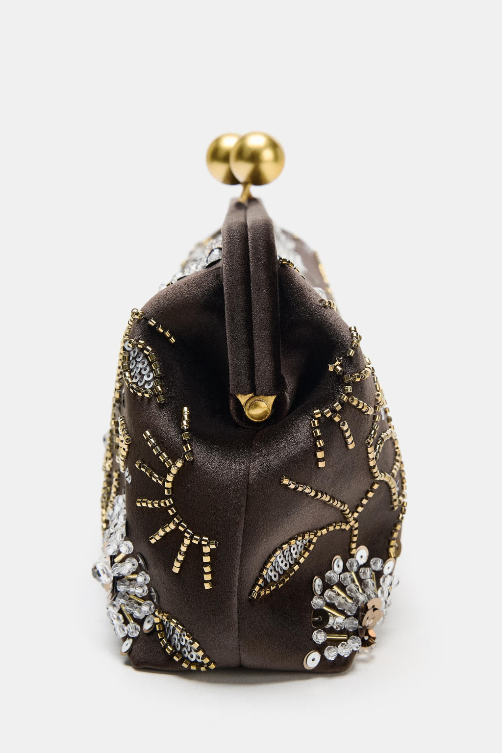 CLUTCH BAG WITH APPLIQU_S