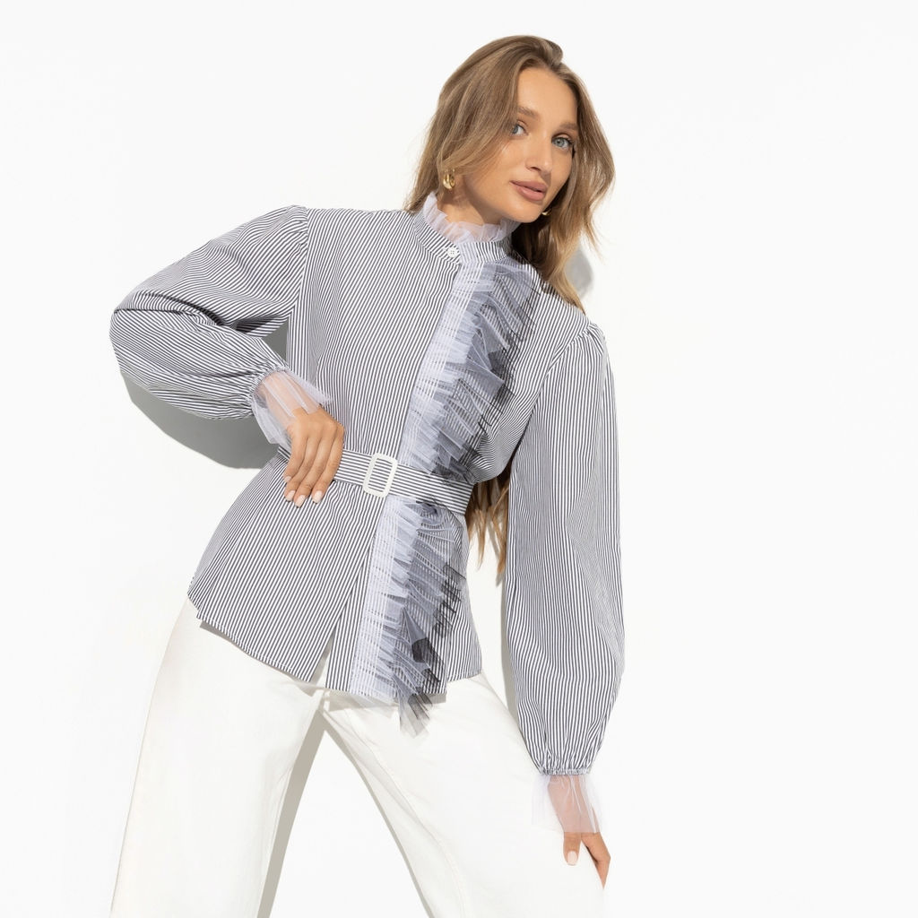 Рубашка Идеальный стиль (с поясом) - Charutti фото 7